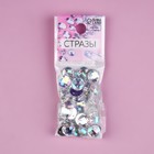 Стразы пришивные «Шатон», круглые, из органического стекла, с голографией, d=10 мм, 50 шт. - Фото 4