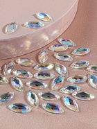 Стразы пришивные «Лепесток», лодочка, из органического стекла, с голографией, 7×15 мм, 50 шт. - Фото 2