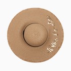 Шляпа женская MINAKU цвет коричневый, р-р 56-58 - Фото 2