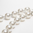 Шляпа женская с бусинами MINAKU, размер 56-58, цвет молочный - Фото 5