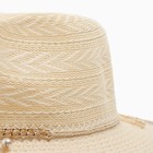Шляпа женская летняя MINAKU цв.молочный, размер 56-58 - Фото 5