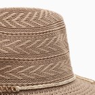 Шляпа женская летняя MINAKU цв.бежевый, размер 56-58 - Фото 6