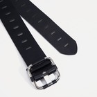Ремень женский, ширина 4.5 см, пряжка металл, цвет чёрный - фото 24339890