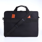 Сумка для ноутбука на молнии, наружный карман, держатель для чемодана, длинный ремень, 41×3×30 см, чёрная - Фото 3