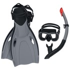Набор для плавания Inspira Pro Snorkel Set: маска, трубка, ласты, р. S/M, 25044 - фото 10274119