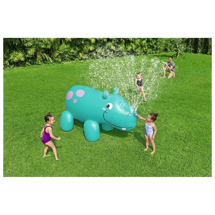 Разбрызгиватель надувной Jumbo Hippo, 200 x 96 x 127 см, 52569 - фото 1900323062