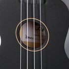 Укулеле черный, в комплекте ремень, каподастр 9513627