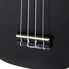 Укулеле черный, в комплекте ремень, каподастр 9513627