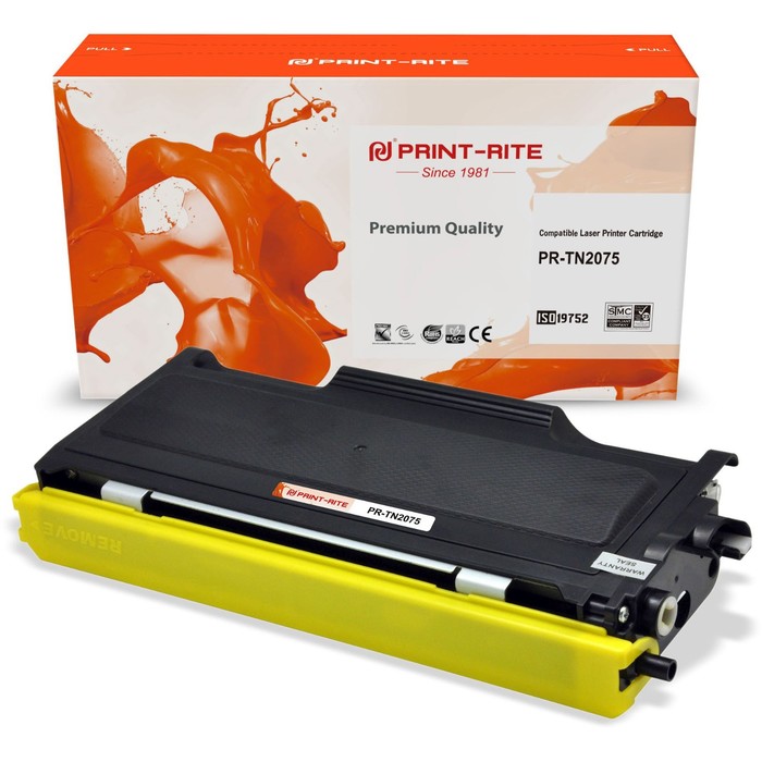 Картридж лазерный Print-Rite TFB697BPU1J PR-TN2075 TN-2075 (2500k), чёрный - фото 51308690