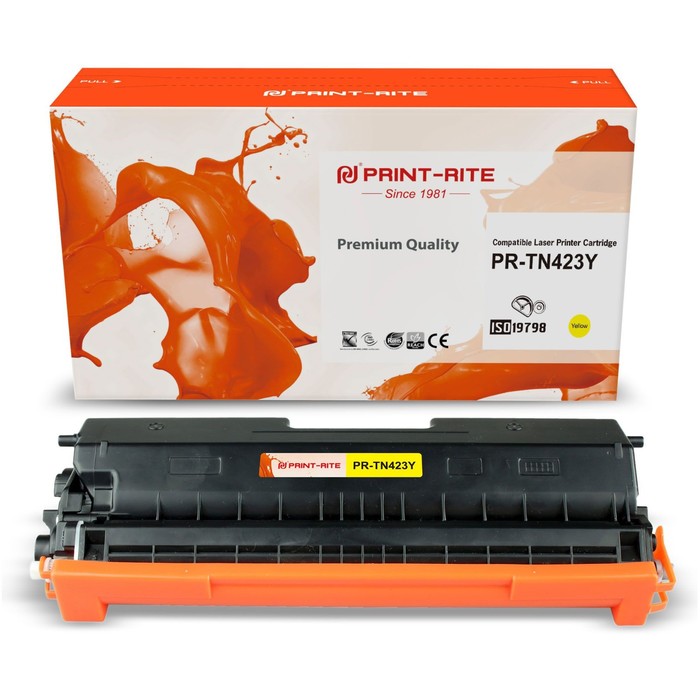 Картридж лазерный Print-Rite TFBAB3YPU1J для Brother DCP L8410CDW/HL L8260CDW (4000k), жёлтый   9506 - фото 51308717