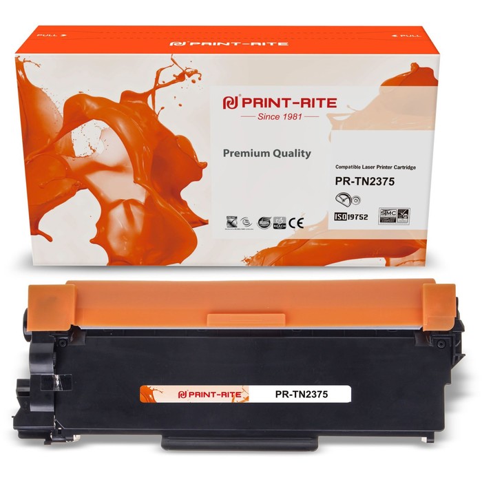 Картридж лазерный Print-Rite TFBAEKBPU1J для Brother DCP L2500/L2520/L2540 (2600k), чёрный - фото 51440567