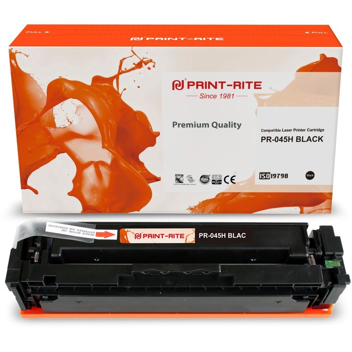 Картридж лазерный Print-Rite TFC447BPU1J для Canon LBP 611Cn/613Cdw/631Cn (2800k), чёрный - фото 51308740