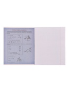 Предметная тетрадь по геометрии Calligrata «На Чёрном», 48 листов, в клетку, со справочным материалом, обложка из мелованного картона - Фото 5