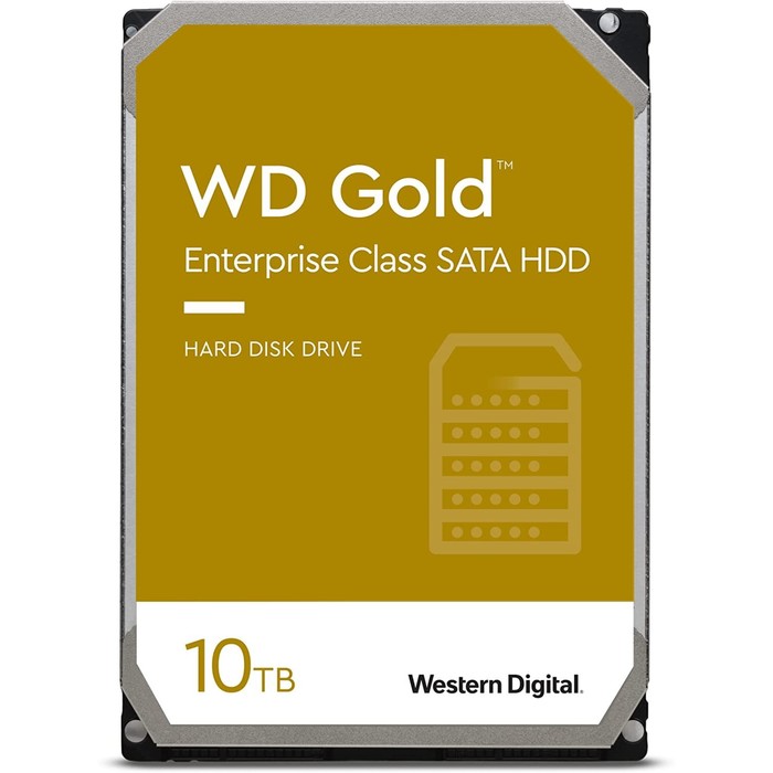 Жёсткий диск WD WD102KRYZ Server Gold, 10 Тб, SATA-III, 3.5