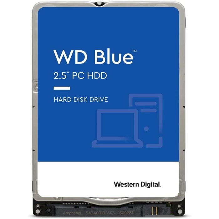 Жёсткий диск WD WD20SPZX Notebook Blue, 2 Тб, SATA-III, 2.5" - Фото 1