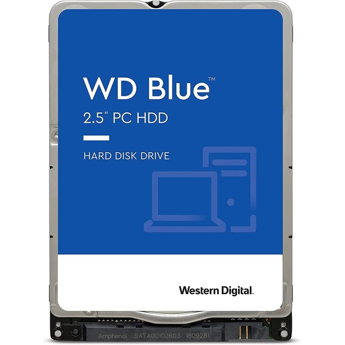 Жёсткий диск WD WD5000LPZX Desktop Blue, 500 гб, SATA-III, 2.5" - Фото 1