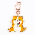 Брелок для ключей акриловый «Котик», 6 х 5,4 см - Фото 6