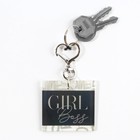 Брелок для ключей акриловый Girl boss, 5×4.8 см - Фото 6
