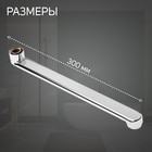 Излив для смесителя ZEIN, 3/4", прямой, нержавеющая сталь, 30 см, аэратор пластик - Фото 2
