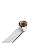 Излив для смесителя ZEIN, 3/4", прямой, нержавеющая сталь, 35 см, аэратор пластик - Фото 5