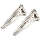 Кронштейн складной для столов и полок ТУНДРА, 2 шт., длина 250 мм, нержавеющая сталь - Фото 9