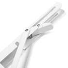 Кронштейн складной для столов и полок ТУНДРА, 2 шт., длина 200 мм, сталь, белый - Фото 12