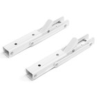 Кронштейн складной для столов и полок ТУНДРА, 2 шт., длина 200 мм, сталь, белый - Фото 10