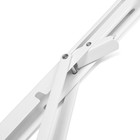 Кронштейн складной для столов и полок ТУНДРА, 2 шт., длина 250 мм, сталь, цвет белый - Фото 11