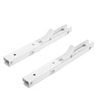 Кронштейн складной для столов и полок ТУНДРА, 2 шт., длина 250 мм, сталь, белый - Фото 10