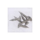 Кронштейн складной для столов и полок ТУНДРА, 2 шт., длина 300 мм, сталь, белый - Фото 11