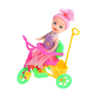 Кукла малышка «Валентина» на велосипеде, МИКС - Фото 9