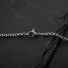 Кулон унисекс «Пуля» резной рисунок, цвет серебро, 70 см - фото 22036543