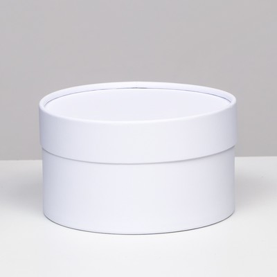 Подарочная коробка "Алмаз" белый, завальцованная без окна, 16х11 см
