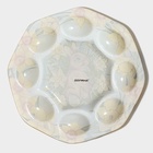 Подставка для яиц Доляна «Кролик в цветах», 8 ячеек, 22×22 см, стекло, жёлтая - Фото 8