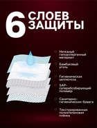Пеленки угольные для животных шестислойные гелевые, 60×60 см, (в наборе 5 шт.) - Фото 2
