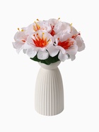 Цветы искусственные "Бегония криспа" 11 см, белый (10 шт) - фото 809299881