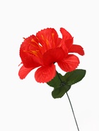 Цветы искусственные "Бегония криспа" 11 см, красный (10 шт) - фото 809225057