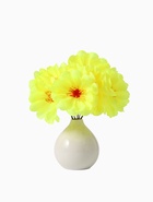 Цветы искусственные "Одиночка криспа" 11 см, жёлтый (10 шт) - фото 809225062