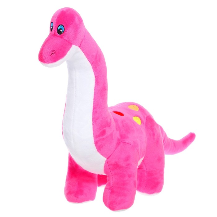 Мягкая игрушка «Динозавр Деймос», цвет фуксия, 33 см - Фото 1