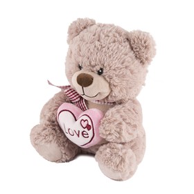 Мягкая игрушка «Мишка обаяшка с сердцем», 23 см