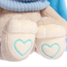 Мягкая игрушка «Зайчик в голубом шарфе и шапочке со снежинкой», 20 см - фото 24543765