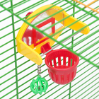 Игрушка для птиц «Баскетбольное кольцо», 9.5×11×6 см, мяч 2.5 см, корзина 4.6 см - Фото 7