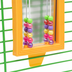 Игрушка для птиц «Зеркало с бусами», 13×6.7 см, цвет МИКС - Фото 6