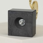 Наградная фигура «Ника с шаром», подставка камень черная, 19 х 7 х 5 см - фото 9385229