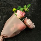 Пакет цветочный Конус, розовый, 28х9х44см±1см - Фото 5