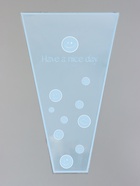 Пакет цветочный Конус, голубой, 28×9×44 см±1 см - Фото 3