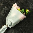 Пакет цветочный Конус, белый, 28х9х44см±1см - Фото 2