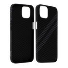 Чехол Hoco для телефона iPhone 14, кевларовая текстура, чёрно-серый - Фото 2