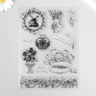 Штамп для творчества "Тюльпаны" 15х21х0,3 см - фото 11519286