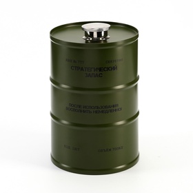 Фляжка «Стратегический запас», нержавеющая сталь, 700 мл, 25 oz